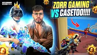 Zorr Gaming vs Casetoo 😳🔥 | Intense Fight + His POV & My OP Solo vs Squad Gameplay | BGMI