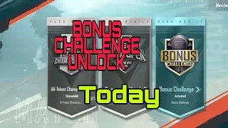 HOW TO UNLOCK BONUS CHALLENGE UNLOCK| 100%PROOF | PUBG MOBILE|SATHISHYT |