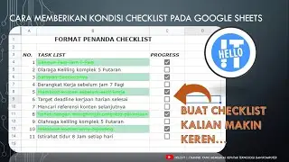 Cara Memberikan Kondisi Checklist Data di Google Sheets