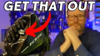 How To Remove A Stuck Shimano Pad Axle Brake Pin - Cycling Disc Brake Maintenance