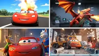 Lighting McQueen Tank VS Lightning McQueen Dragon VS McQueen Train   VS Lighting McQueen Brainrot