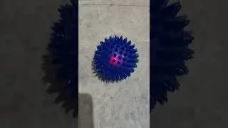 Bouncy Light Up Ball for Kids   LED Flashing Spiky Sensory Stress Balls, Fun and light up