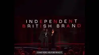 Burna Boy Presents an Award with Stormzy's help😁 #beautiful moment