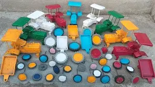 Diy model john Deere tractor top fitting and tyres loading at home 🏡 tractor video