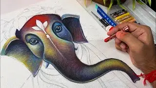Draw With Me - Ganesha Ji Drawing 😍