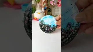 Painting on Bottle cap #shortviral #diy #artshorts #painting #acrylicpainting #artwork #art