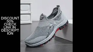 Summer Mesh Men Shoes Lightweight Sneakers Men Fashion Casual Walking Shoes 2024 Breathable Mens Hik