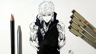 How To Draw Genos || From One Punch Man