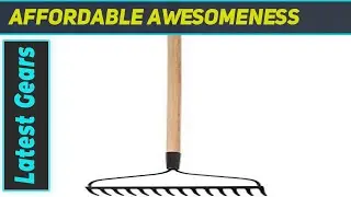 True Temper 1881600 14-Tine Bow Rake - Best Garden Tool for Loosening and Spreading Material