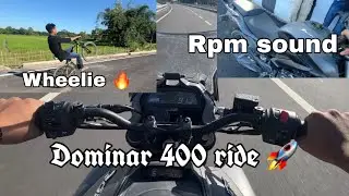 Dominar 400 ride 🚀 | Rpm sound 💥