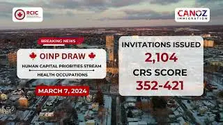 Latest OINP Human Capital Priorities Update | Express Entry Draw