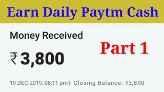 New earning app earn daily free paytm cash online