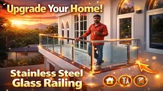 I Built My Own Stainless Steel Glass Railing