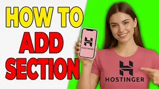 Как добавить разделы в конструктор сайтов Hostinger (быстрая настройка)