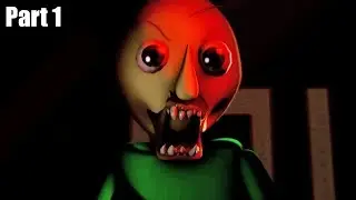 Scary moments in Evil Baldi's Basics Animation || Experiments with Baldi Part 01