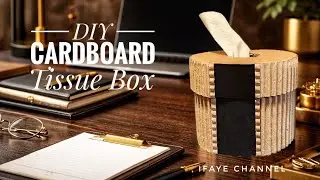 Cardboard Tissue Box / Cardboard Crafts