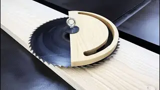 Secret to using circular saw blade found in this video: bending wood that many carpenters don't know