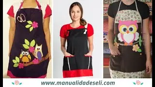 12 Formas De Hacer Mandiles O Delantales Para Costureras Maestras