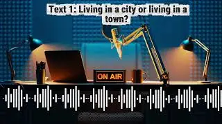 Text 1: Living in a city or living in atown?  Comparative adjectives act 4 