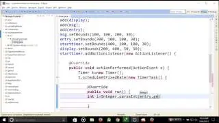 Make your own countdown timer in core java