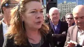 Los sindicatos centran el acto de homenaje en Atocha en atacar a Ignacio González