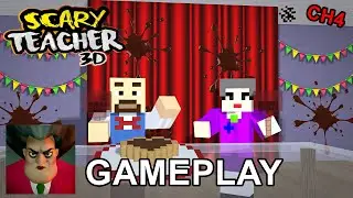 Scary Teacher 3D Chapter 4 Minecraft Gameplay