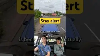Always be PROACTIVE and ALERT of your surroundings #driving #car #learn #silly #driver #howto #fyp