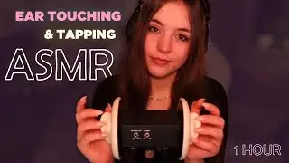 ASMR  🩷 Gentle Ear Touching & Tapping 🩷 1 Hour 🩷 No Talking (except intro)