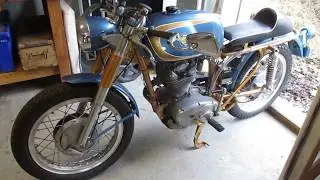1968 Ducati 250 5 Speed Narrow Case, Bevel Drive - COLD START