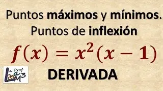 Máximos, mínimos y puntos de inflexión de una función | La Prof Lina M3