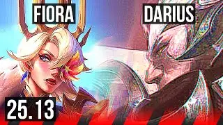 FIORA vs DARIUS (TOP) | Legendary | KR Master | 25.13