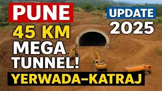 Pune&rsquo;s 45 km Mega Tunnel Project | Yerwada&ndash;Katraj Traffic Relief Update 2025 #pune