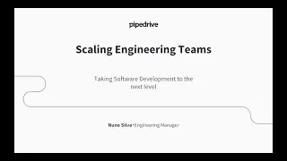 CTOs of Portugal Meetup: Scaling Engineering Teams