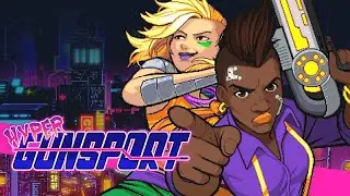Hyper Gunsport (Switch) Let's Play Windjammers with guns on Nintendo Switch - First Look - Gameplay