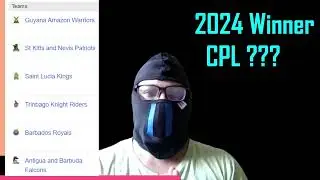 ✅ 2024 Caribbean League Cup Winner Team ??? | CPL Winner Team 2024 |