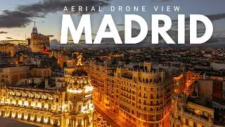 Madrid Drone View That Will TAKE You to SPAIN!