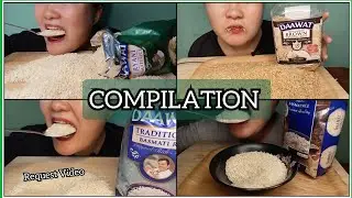 COMPILATION VIDEO EATING RAW DAAWAT RICE| Eating Asmr| Sounds| @Joylorna8