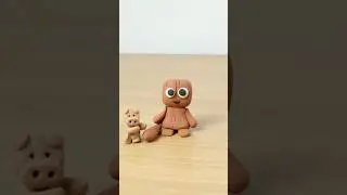 Cute🥰 I made Tung Tung Tung Sahur #tungtungtungsahur #cute #clay