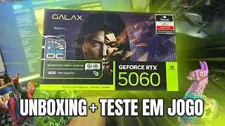 RTX 5060 da GALAX - Unboxing e Teste em Games