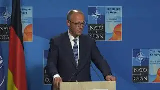 LIVE: Germany's Merz Speaks After NATO Summit | Europe Defence & Security | Amaravati Today