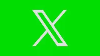 Twitter New Logo 3D | Green Screen Background Video