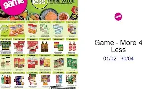 Game - More 4 Less 01/02 - 30/04