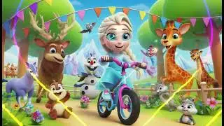 The Cycle Race Adventure | Pedal to Victory | Cartoon Nursery Kids Music