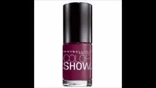 Maybelline Color Show Nail Lacquer, Wine and Forever