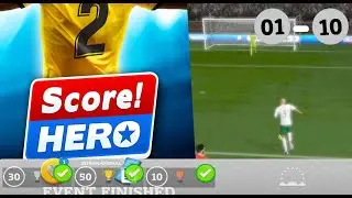 Score! Hero 2 International Hero  Event - Level 1 - 10 - Complete 3 Stars Walktrough