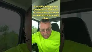 A worldly teenager was sentenced to 200 hours of community service on an Amish farm ￼