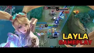 LAYLA GAMEPLAY | SICKEST LAYLA BUILD 2024 | BEST BUILD LAYLA | BUILD TOP GLOBAL LAYLA MLBB
