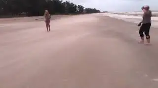 VIDEO: Beach conditions on Manatee Public Beach