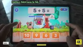 MathHero: Математические игры для детей | Игра для Android для детей | Геймплей