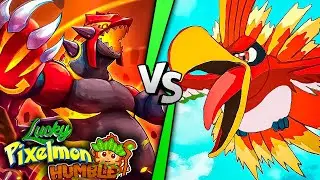 Minecraft HUMBLE LUCKY PIXELMON - GROUDON vs HO-OH ! BATALHA &Eacute;PICA NO SERVIDOR HUMBLE PIXELMON